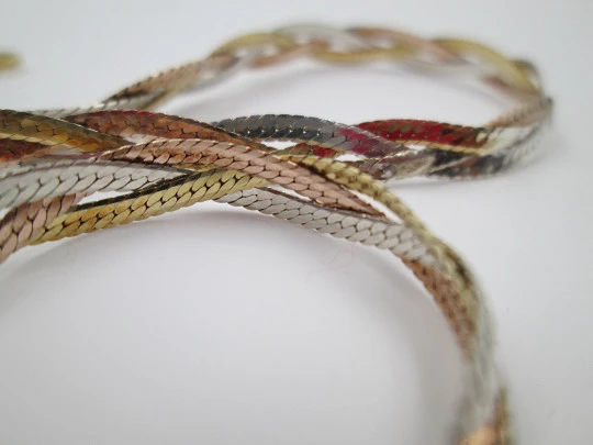 Gargantilla para mujer. Plata de ley 925 y vermeil. Italia. Años 90 Gargantilla para mujer. Plata de ley 925 y vermeil. Italia. Años 90