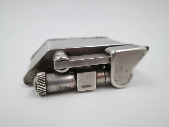 Gebruder Kollisch lighter. 1920's. Petrol. Silver plated. Germany