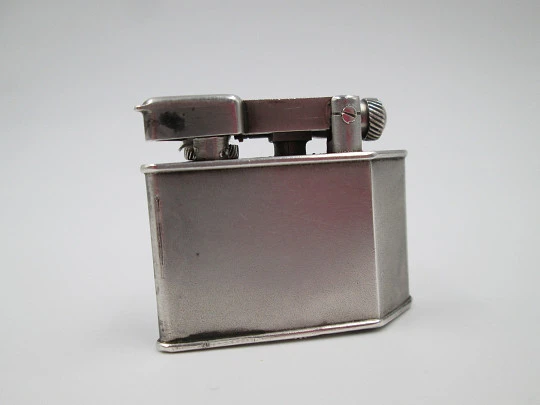 Gebruder Kollisch lighter. 1920's. Petrol. Silver plated. Germany