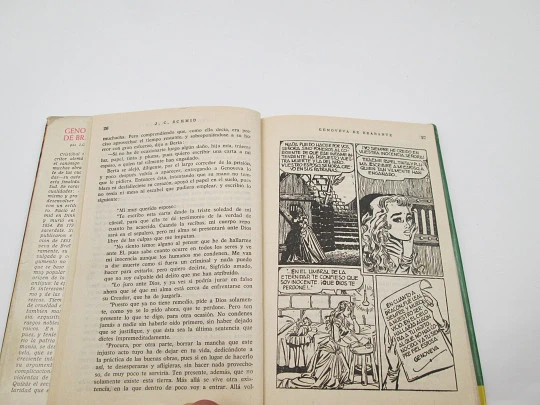 Genevieve of Brabant. J. C. Schmid. Illustrated book. Stories Collection. Bruguera, 1958