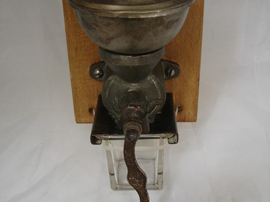 German wall mounted coffee grinder. Robert Zassenhaus. 1940's