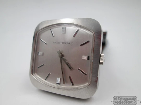 Girard Perregaux. Acero inoxidable. Cuerda manual. Caja monobloc. 1960