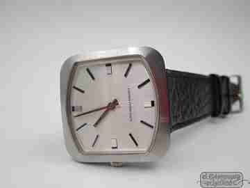 Girard Perregaux. Acero inoxidable. Cuerda manual. Caja monobloc. 1960