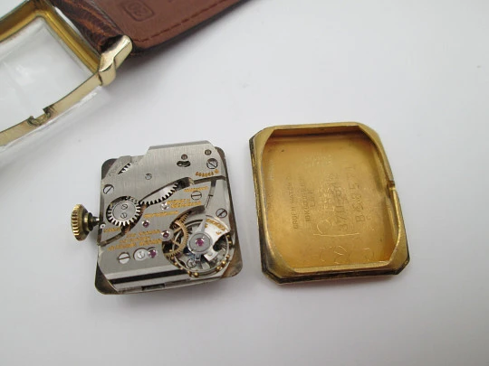 Gruen Curvex Precision art decó. Laminado oro 10k. Cuerda manual. Segundero. 1940