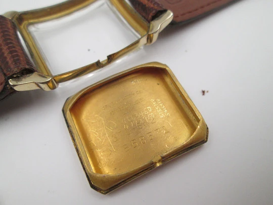 Gruen Curvex Precision art decó. Laminado oro 10k. Cuerda manual. Segundero. 1940