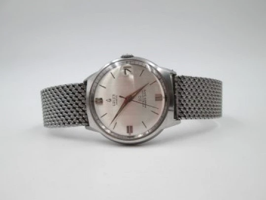 Gruen Precision Power-Date. Acero inoxidable. Automático. Brazalete. 1960