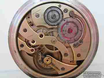 H. Moser & Cie. 875 silver. Swiss. 1880's. Knights. Stem-wind