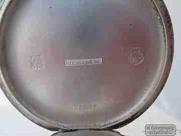 H. Moser & Cie. 875 silver. Swiss. 1880's. Knights. Stem-wind