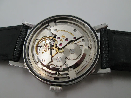 Hamilton dress watch. Stainless steel. Manual wind. 1960's. Swiss