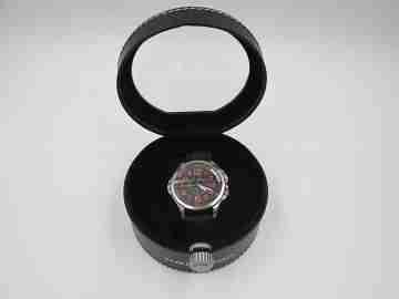 Hamilton Khaki 660 Ft GMT. Automatico. Acero inoxidable. Calendario. Año 2000