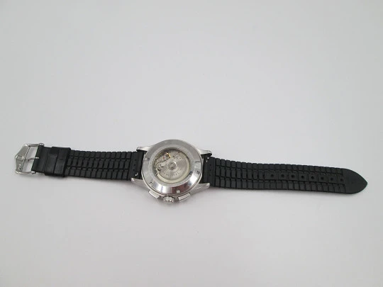 Hamilton Khaki automatic chronograph. Stainless steel. Black dial. 2010's. Swiss