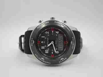 Hamilton Khaki Multi-Touch. Quartz. Digital & analog sphere. Steel. 2009's