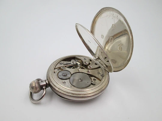 Harris Stone & Dennison. Plata. Reino Unido / Suiza. Dial porcelana. 1910