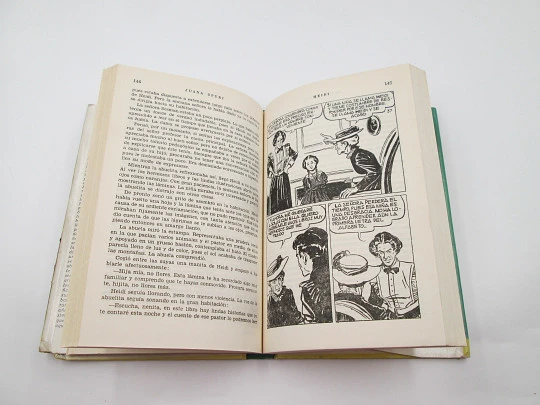 Heidi. Juana Spyri. Libro ilustrado. Colección Historias. Tapas duras. Bruguera, 1959