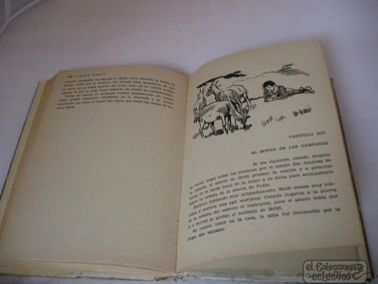 Heidi. Juana Spyri. Molino publisher. 1956. Drawings. J. P. Bocquet