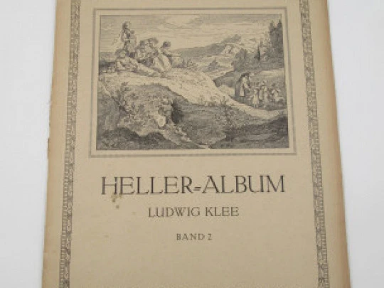 Heller-Album. Ejercicios para piano. Ludwig Klee. Schlesingerschen Buch. Alemania. 1910