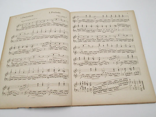 Heller-Album. Piano exercises. Ludwig Klee. Schlesingerschen Buch. Germany. 1910's