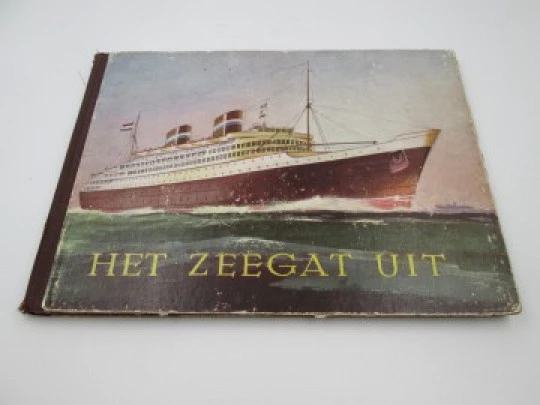 Het zeegat uit (Out of the sea) picture card album. 1948. Holland. 96 colour cards