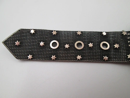 Hierro & Cía (Habana) transitional watch. Silver and gold plated details. Stars pattern