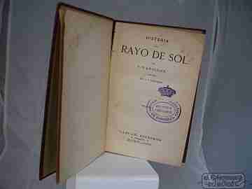 Historia de un rayo de sol. F. Papillon. Dibujos en negro. 1880