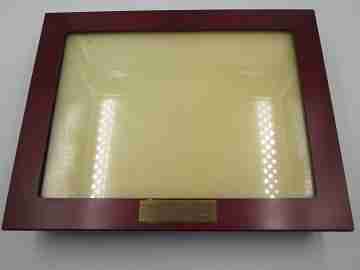 History of the Peseta boxed. 24 coins. 925 sterling silver & 24k gold plated