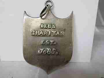 Holy Charity Brotherhood medal. German silver. 1970's