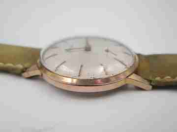 Horafix manual wind men's wristwatch. Stainless steel & gold plated. 1960's. Swiss
