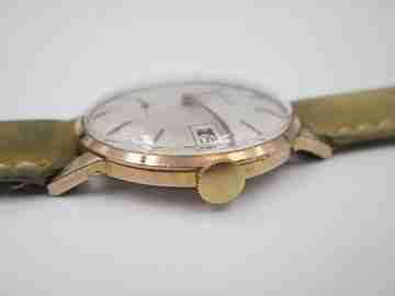 Horafix manual wind men's wristwatch. Stainless steel & gold plated. 1960's. Swiss