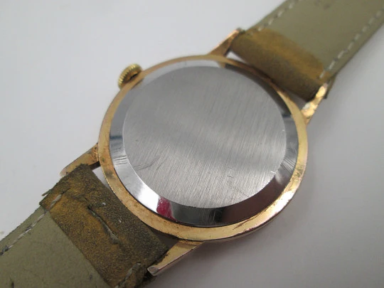 Horafix manual wind men's wristwatch. Stainless steel & gold plated. 1960's. Swiss