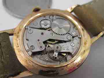 Horafix manual wind men's wristwatch. Stainless steel & gold plated. 1960's. Swiss