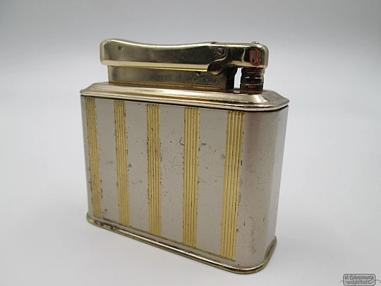 Ibelo Monopol table lighter. Gold plated. 1950's. West Germany