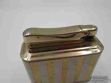 Ibelo Monopol table lighter. Gold plated. 1950's. West Germany