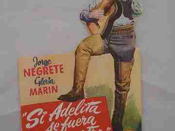 If Adelita is out with another. 1948. Jorge Negrete. Die-cut