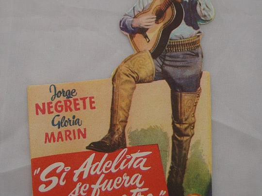If Adelita is out with another. 1948. Jorge Negrete. Die-cut