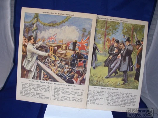 Images of history. 52 colour cards set. 1928. Berliner Morgenpost