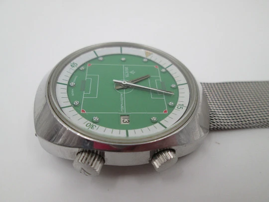 Invicta Super Compressor Soccer Timer. Stainless steel. Automatic. 1970's