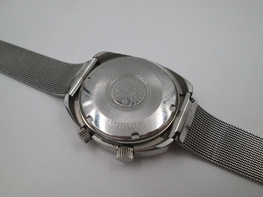 Invicta Super Compressor Soccer Timer. Stainless steel. Automatic. 1970's