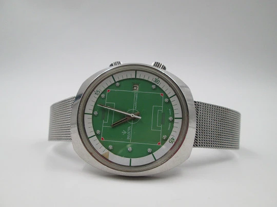 Invicta Super Compressor Soccer Timer. Stainless steel. Automatic. 1970's