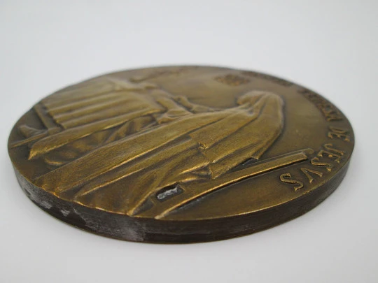 'IV Centenary Saint Teresa of Jesus' FNMT bronze medal. High relief. 1982. Spain