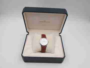Jaeger-LeCoultre Master Control Ultra Thin 1000 hours. Cuerda manual. Acero. Correa