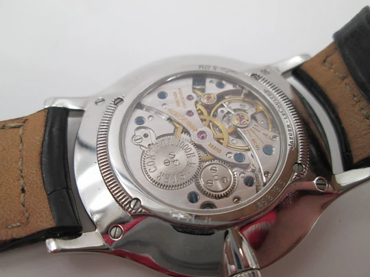 Jaeger-LeCoultre Master Control Ultra Thin 1000 hours. Cuerda manual. Acero. Dial negro