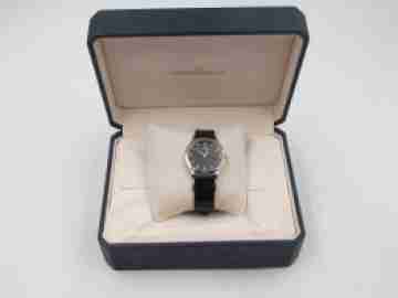 Jaeger-LeCoultre Master Control Ultra Thin 1000 hours. Manual wind. Steel. Black dial