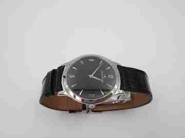 Jaeger-LeCoultre Master Control Ultra Thin 1000 hours. Manual wind. Steel. Black dial