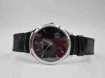 Jaeger-LeCoultre Master Control Ultra Thin 1000 hours. Manual wind. Steel. Black dial
