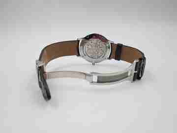 Jaeger-LeCoultre Master Control Ultra Thin 1000 hours. Manual wind. Steel. Black dial