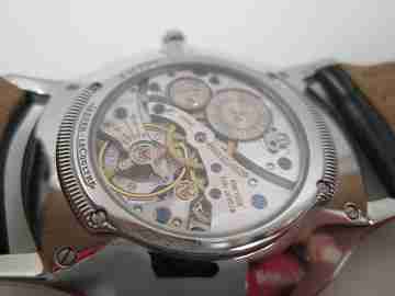 Jaeger-LeCoultre Master Control Ultra Thin 1000 hours. Manual wind. Steel. Black dial