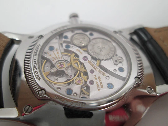 Jaeger-LeCoultre Master Control Ultra Thin 1000 hours. Manual wind. Steel. Black dial