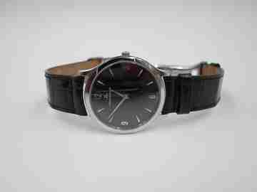 Jaeger-LeCoultre Master Control Ultra Thin 1000 hours. Manual wind. Steel. Black dial