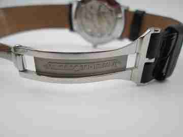 Jaeger-LeCoultre Master Control Ultra Thin 1000 hours. Manual wind. Steel. Black dial
