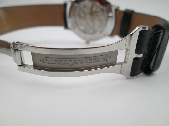 Jaeger-LeCoultre Master Control Ultra Thin 1000 hours. Manual wind. Steel. Black dial